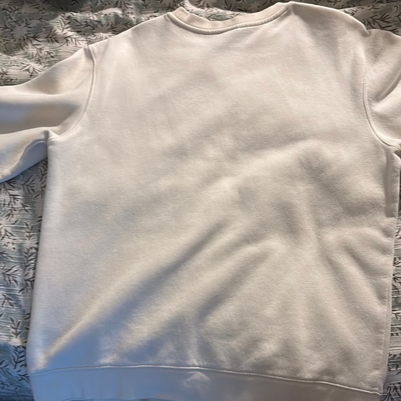 H&M Cream and Gray Crewneck Sweater with Graphic Design - Picture 2 of 2